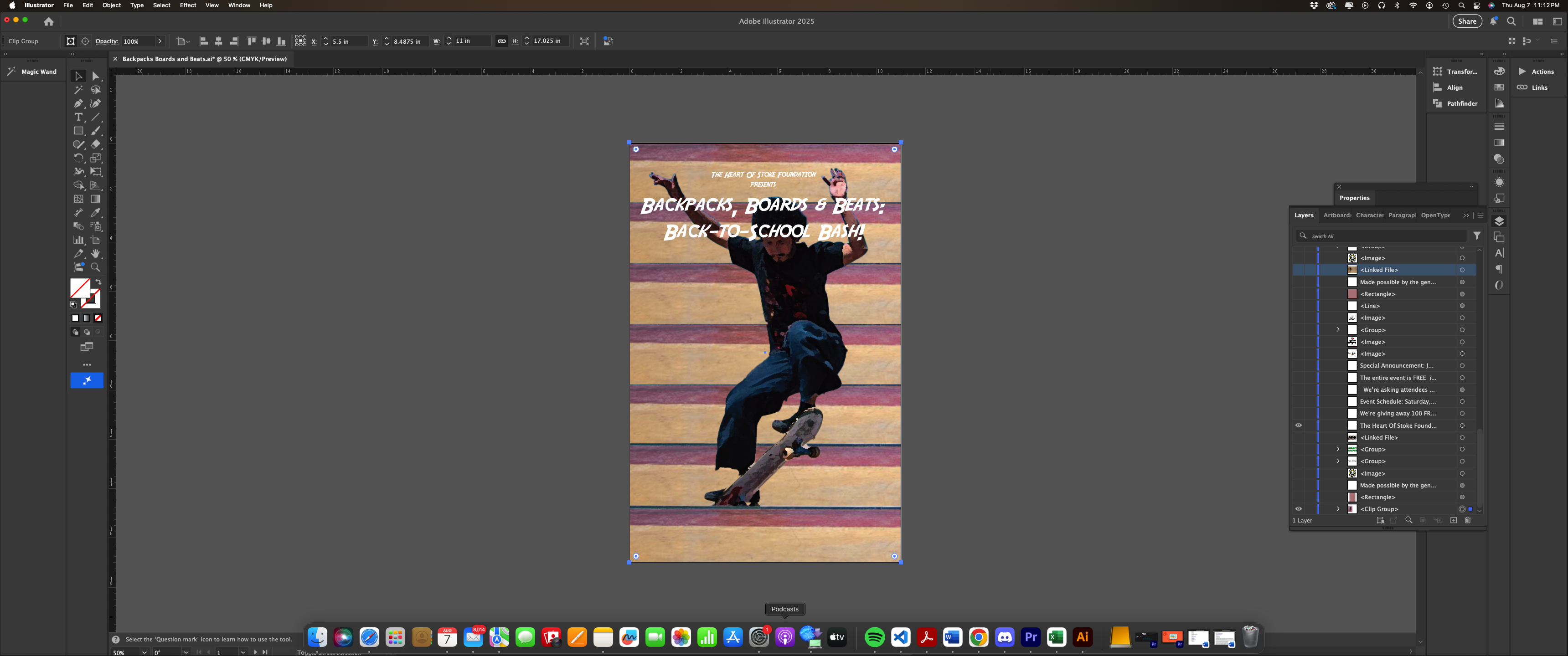 Start adding text, but notice it is going to be hard to read.